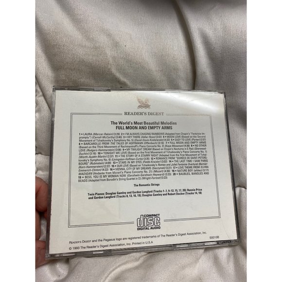 reader's digest Full moon and empty arms world's greatest melodies Music cd - Picture 2 of 2